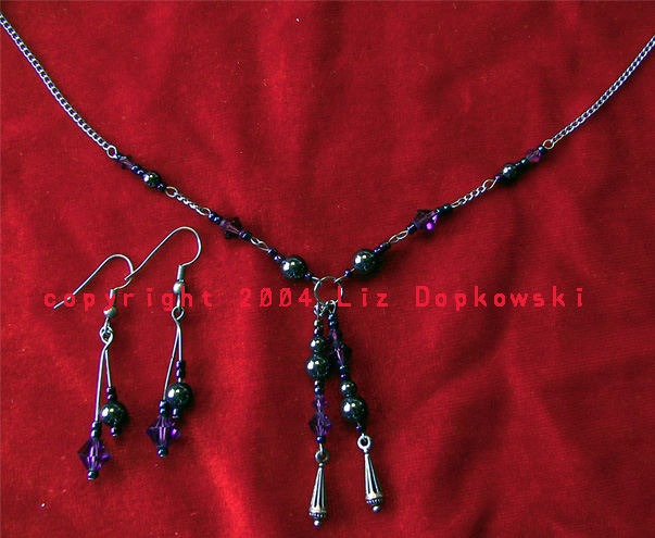 Sterling silver and Amethyst