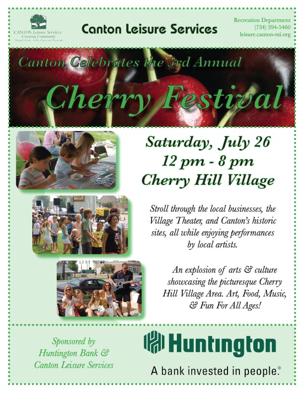Cherry Festival Flyer