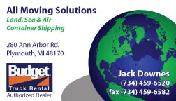 Moving Solutions business card
