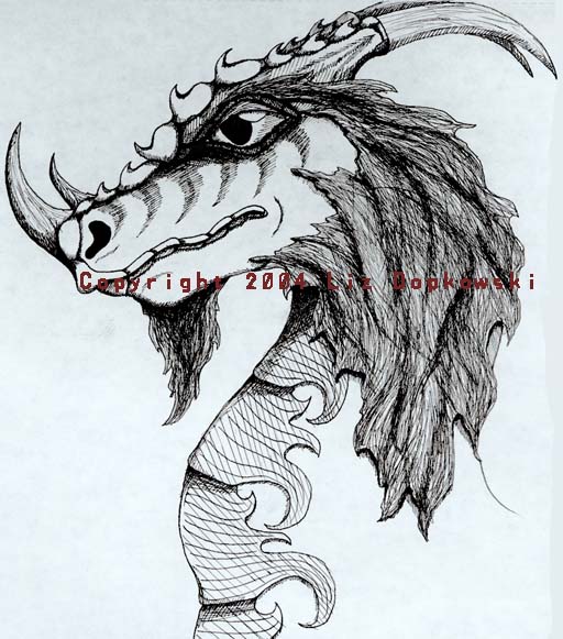Dragon in pen